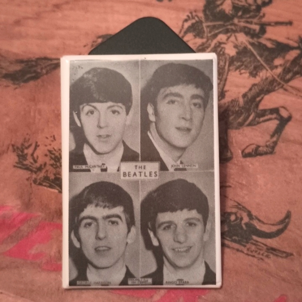 Vintage Original 1964 BEATLES Pocket Mirror MINT